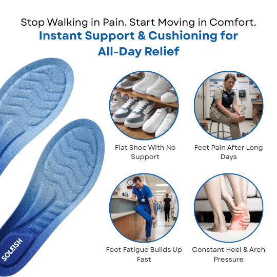 Soleish™- Shock absorprion insole